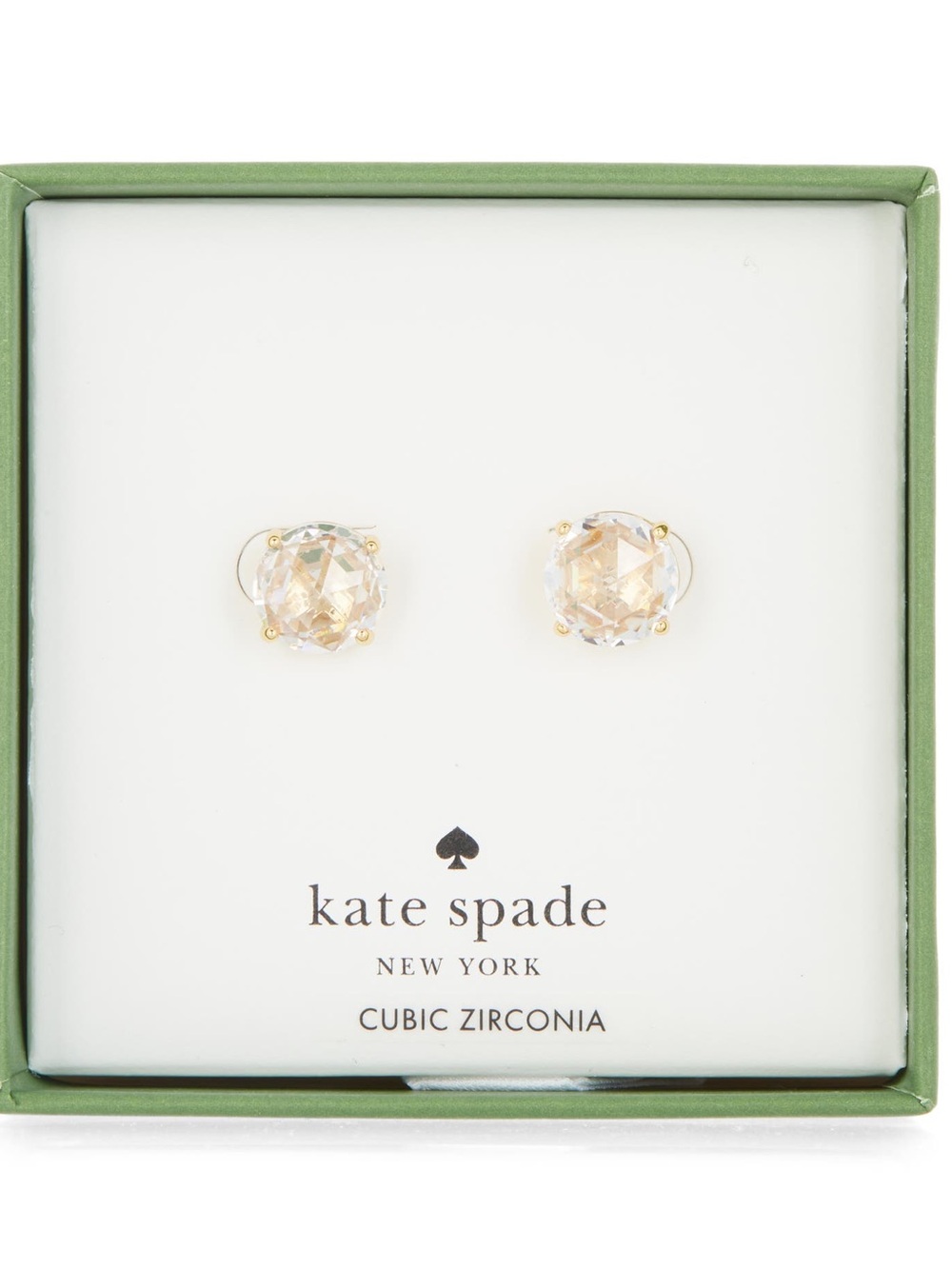 Kate Spade cubic zirconia earrings